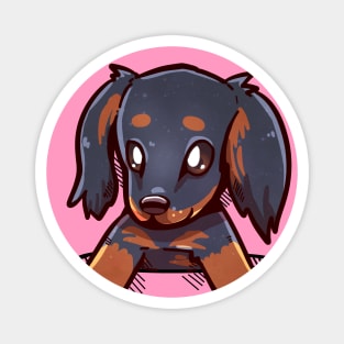 Pocket Cute Dachshund Dog Magnet